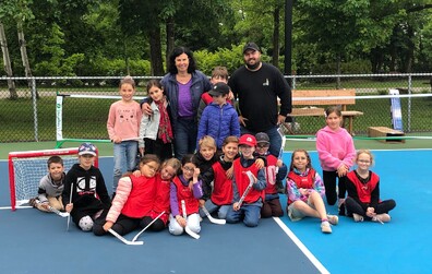 Du mini-hockey au parc Saint-Nicolas