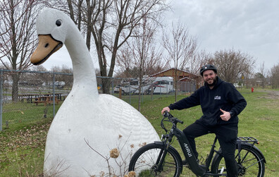 Nouveau service de location de vélos électriques au Camping Pointe-aux-Oies