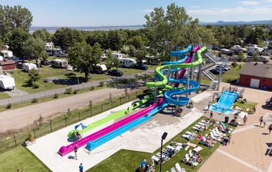 Belle reconnaissance pour les glissades d'eau du parc aquatique de la Pointe-aux-Oies