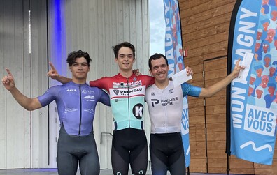 Le cycliste Loïc Olivier termine au sommet du podium du Critérium de vélo pour une deuxième année consécutive