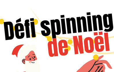 Défi spinning au profit des paniers de Noël